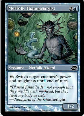MTG Merfolk Thaumaturgist NEARMINT NM / Magic The Gathering : Planar Chaos - Image 1 of 2