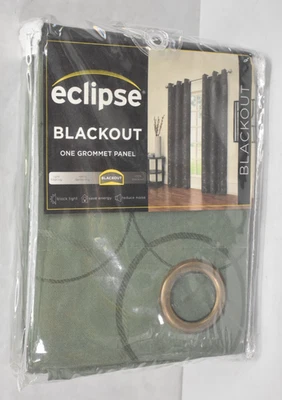 Panel Cortina Ventana Ojal Térmico Apagón Moderno Eclipse Meridian 42" x 95" Foto 1 de 4