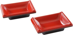 PAO Red And Black Asian Sauce Dipping Dishes, 2 pack - Picture 1 of 1