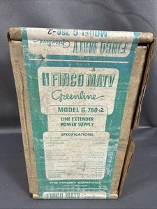 Vintage Finney Finco MATV Greenline G-760 Line Extender Power Supply NOS - Picture 1 of 6