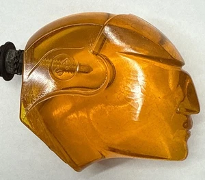 BONITO RARO 1951 PONTIAC CHIEFTAIN CAPUCHA ADORNO - ÁMBAR CABEZA GRANDE JEFE - ORIGINAL - Imagen 1 de 8