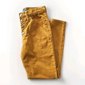 J. Crew Cord Damen Größe 28 - 9" High Rise Skinny Cordhose gelb/gold - Bild 1 von 6