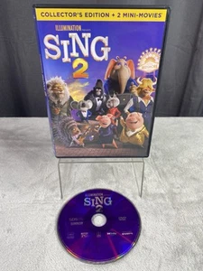 Sing 2 - Collectors Edition +2 Mini Movies (DVD, 2021) MINT - Picture 1 of 4