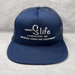Cappello Berretto Snapback Vintage Robert M Slife Materiale Movimentazione Attrezzatura Anni 90 Lavoro - Foto 1 di 9