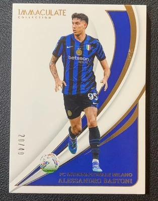 Alessandro Bastoni 2024-25 Panini Colección Inmaculada Plata 20/40 #19 Foto 1 de 2