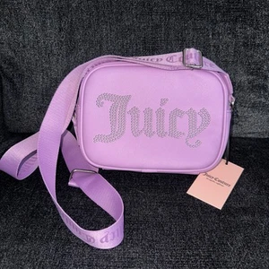 Juicy Couture Violet Tulle Obsession Camera Crossbody Bag Purse NWT - Picture 1 of 5