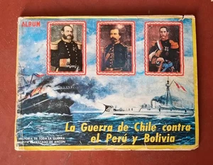 Álbum La Guerra de Chile contra Peru y Bolivia -Navarrete - - Bild 1 von 9