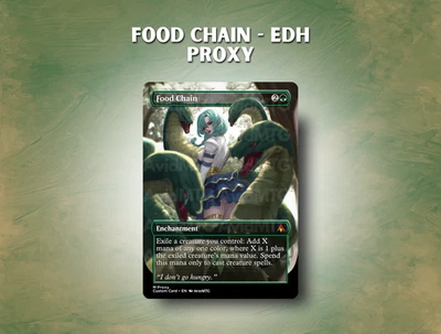 Food Chain - Anime Art - Custom Magic: The Gathering Card - Image 1 of 4