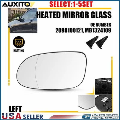 Espejo retrovisor izquierdo térmico cristal vista MB1324109 1-5X para Mercedes-Benz CLK320 CLK350 Foto 1 de 4