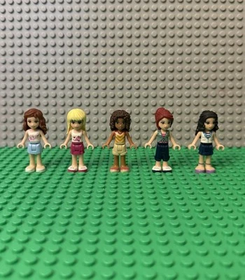 Lego Friends main characters minifigure lot of 5 - Image 1 of 2