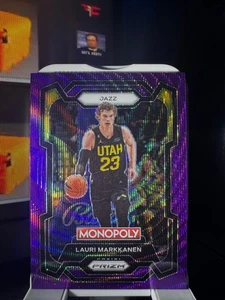 2023-24 Panini Prizm Monopoly #85 Lauri Markkanen Purple  Jazz - Picture 1 of 2