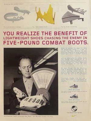 Anuncio de estructura aérea Nike de la serie Bowerman con Bill Bowerman Foto 1 de 4