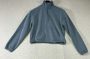 Lululemon Softstreme mezza zip donna taglia small blu verde acqua elasticizzato vedi foto - Foto 1 di 21