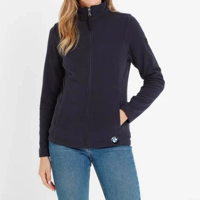 Jaqueta de lã feminina BMW vintage preta tamanho M - Imagem 1 de 4