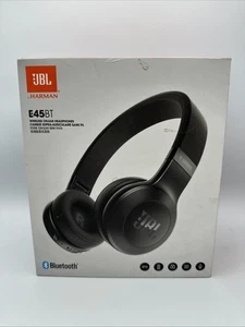 BRAND NEW JBL Harman E45BT Bluetooth Wireless On-Ear Headphone Black OPEN BOX - Picture 1 of 6
