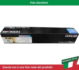 X950X2CG Lexmark X950 Cartuccia del Toner Ciano - Zdjęcie 1 z 4
