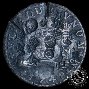 1748 - 8 REALES - Fernando VI - México MF - MBC- (Resellos Chinos) - Bild 1 von 2