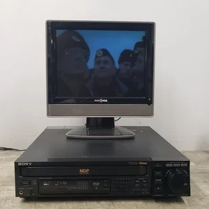*VER VIDEO* Reproductor LD/CD/CDV Sony MDP-510 AV Laserdisc *PIEZAS/REPARACIÓN*  - Imagen 1 de 16
