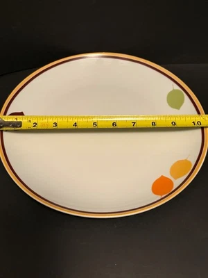 Six (6) Rachael Ray 10.5" Dinner Plates Little Hoot Design - Image 1 of 4