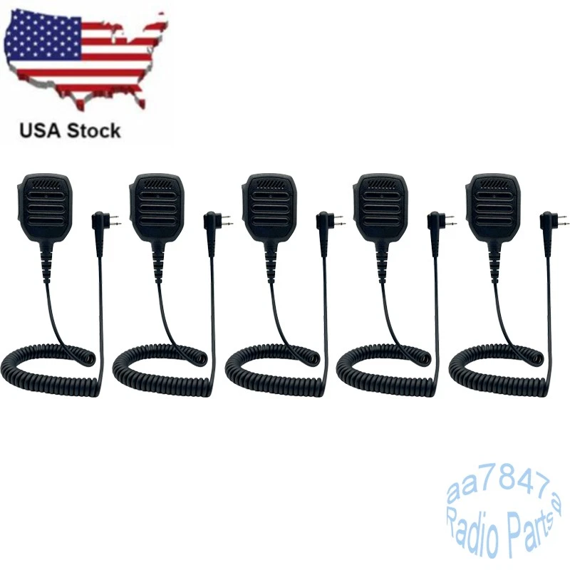 5Pcs PMMN4149A RM110 Remote Speaker  Mic For R2 CP200 CP125 CP150 CP185 Radios - Image 1 of 4