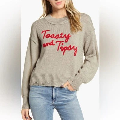 Wildfox Toasty And Tipsy Cropped Sweater - XS - Image 1 of 4