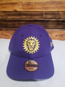 Orlando City Lions MLS Hat Baseball Cap Purple Youth Kids Adjustable New Era  - Picture 1 of 5