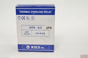 NHD thermal overload relay NTH-6.5 2PE,  4.5 ~ 6.5 amp - Picture 1 of 5