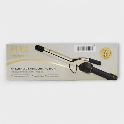Hot Tools Pro Artist 24k Gold Collection 3/4" Extended Barrel Curling Iron - Image 1 of 4