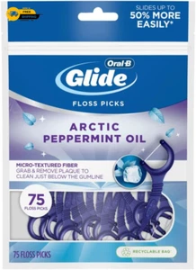 Glide 3D White Floss Picks Radiant come nuovo confezione da 75 pezzi - Foto 1 di 9