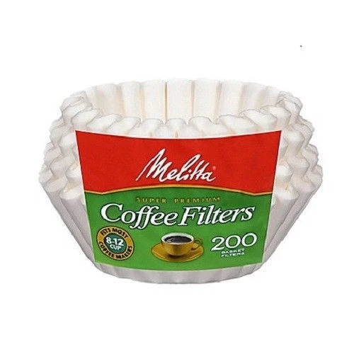 Melitta PAB200 Basket Coffee Filter - White