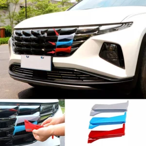 For Hyundai Tucson 2021 2022 2023 3PCS Front Grille Grill Strip Decor Cover Trim - Bild 1 von 9