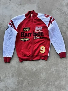 Y2K Harrison Racing Dare Devil Zip Sweatshirt - Picture 1 of 9