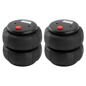 Coppia Soffietti Sospensione Aria Standard 2600lbs Kit 1/2"npt Borsa Molla Porta Singola - Foto 1 di 12