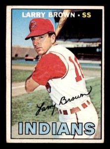 1967 Topps Baseball #145 Larry Brown GD