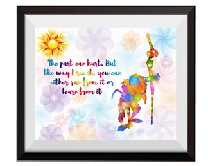 Uhomate The Lion and King Inspirational Quote Art Print Nursery Wall Decor C089 - Picture 1 of 2
