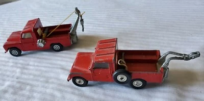 VINTAGE CORGI TOYS REPAIR / TOW TRUCKS LAND ROVER #109  MADE ENGLAND WHIZZWHEELS - Image 1 of 4
