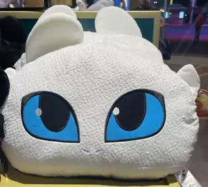 Epic Universe How To Train Your Dragon Light Fury Plush Pillow Universal Studios - Picture 1 of 2