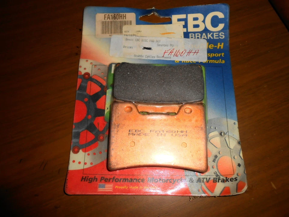 NOS EBC Front Brake Pads Yamaha 1990-1999 FZR600R FA160HH - Image 1 of 1