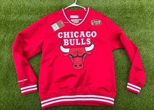 NWT Chicago Bulls Retro 1996 NBA Finals Basketball Men's Pullover Jacket Large - Picture 1 of 10
