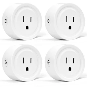 4pcs Mini Wifi Smart Plug Outlet Remote Control Home Appliances - Picture 1 of 8