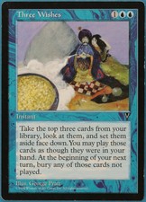 Three Wishes Visions PLD Blue Rare MAGIC GATHERING CARD (ID# 214518) ABUGames