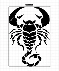 Sting “The Icon” STINGER Custom Made Multi Layer Vinyl Sticker Decal 3.25x5! - Picture 1 of 5