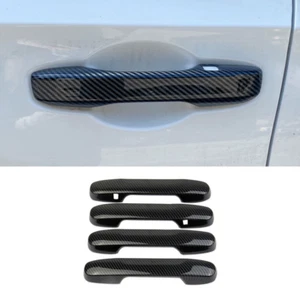 Carbon Fiber Car Door Handles Cover Trim 4pcs For Honda Civic Sedan 2022-2025 - Bild 1 von 9