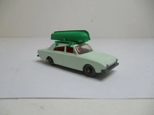 MATCHBOX LESNEY #45B FORD CORSAIR W/BOAT RESTORED-MODIFIED W/GREY PLASTIC WHEELS - Picture 1 of 11