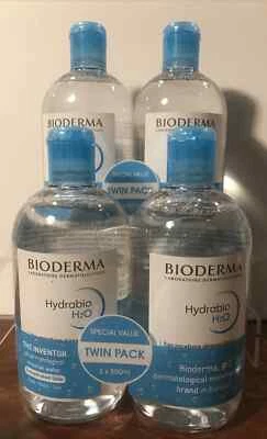 4x Solución hidratante de micelas para eliminar el maquillaje Bioderma Hydrabio H2O 16,7 oz. Foto 1 de 3
