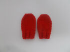 Hand Knitted Baby Mittens Red 0-3 Months