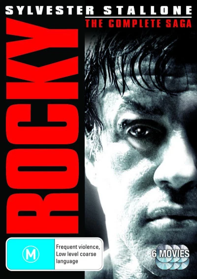 ROCKY THE UNDISPUTED COLLECTION 6 DISC BOX SET 1+ 2 +3 +4 +5 + Balboa R4 - image 1 of 1