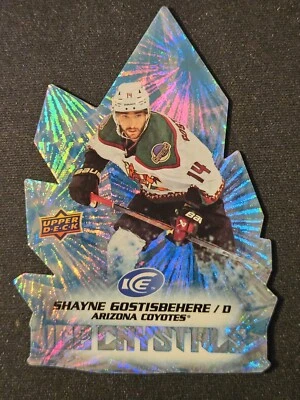 22-23 UD Ice Shayne Gostisbehere Ice Crystals ❄️❄️❄️ Arizona Coyotes  - Image 1 of 2