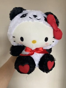 Hello Kitty Panda Plush Valentine Sanrio 11” Read Description - Picture 1 of 9
