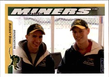 2010 Mat-Su Miners Choice #29 Announcers Tim Bickford Kevin Brown 
